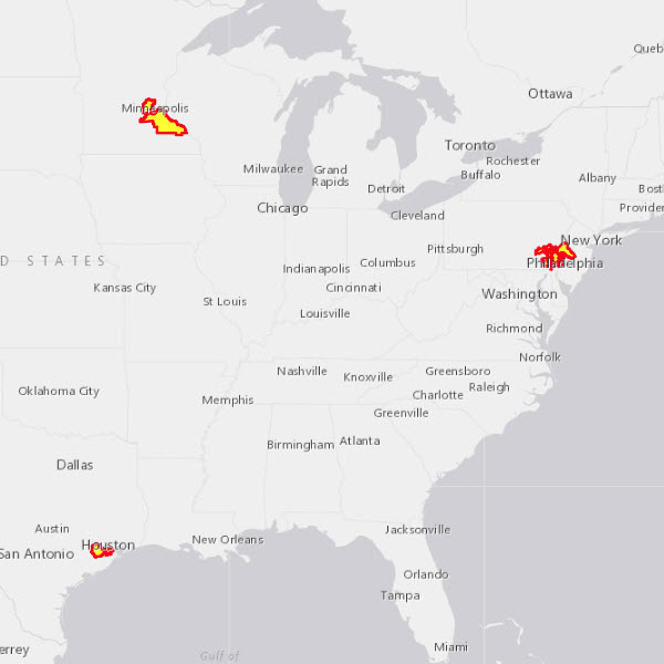 United States congressional districts filtered